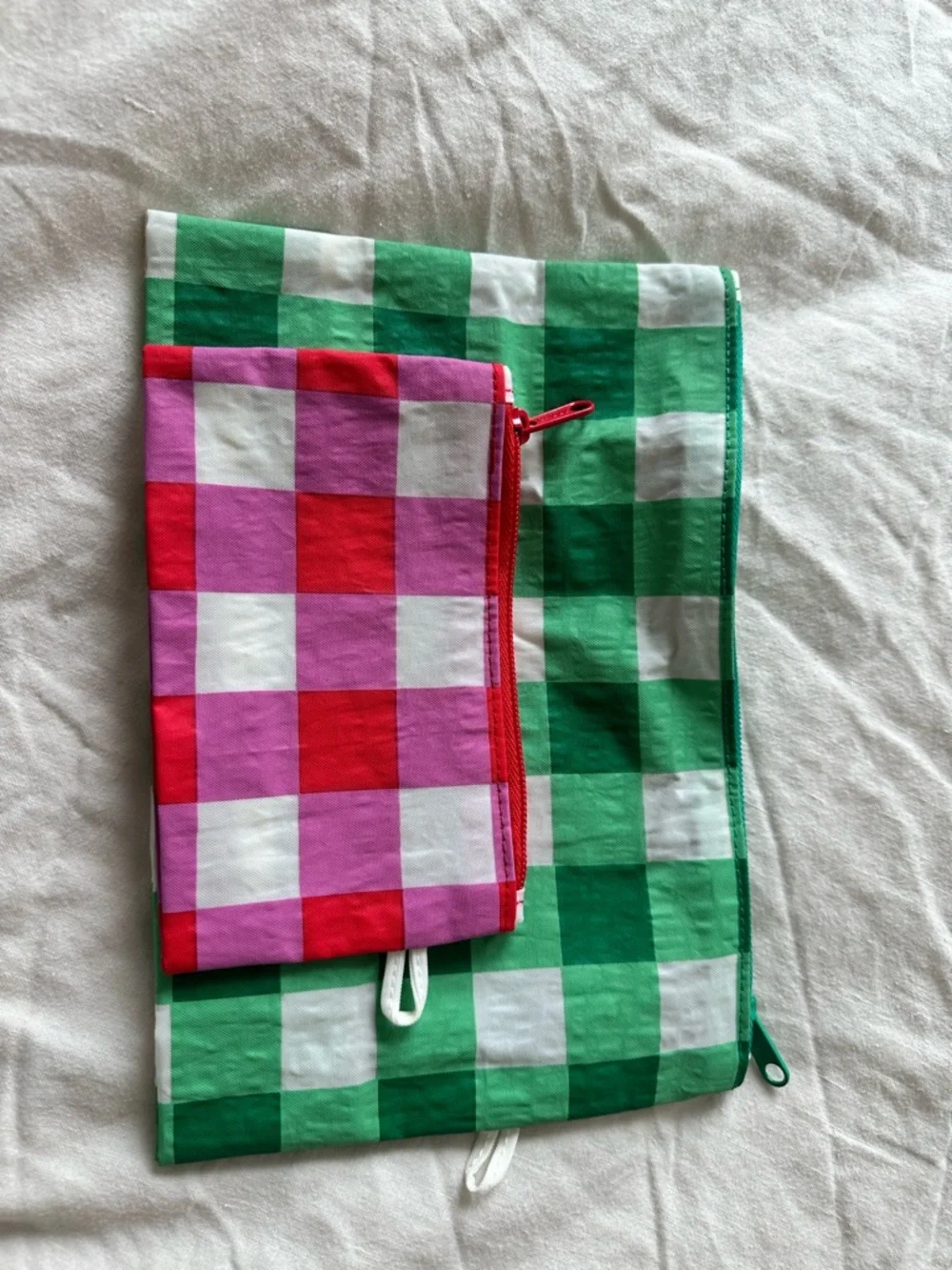 BAGGU checkered pouch set - Picture 2 of 8